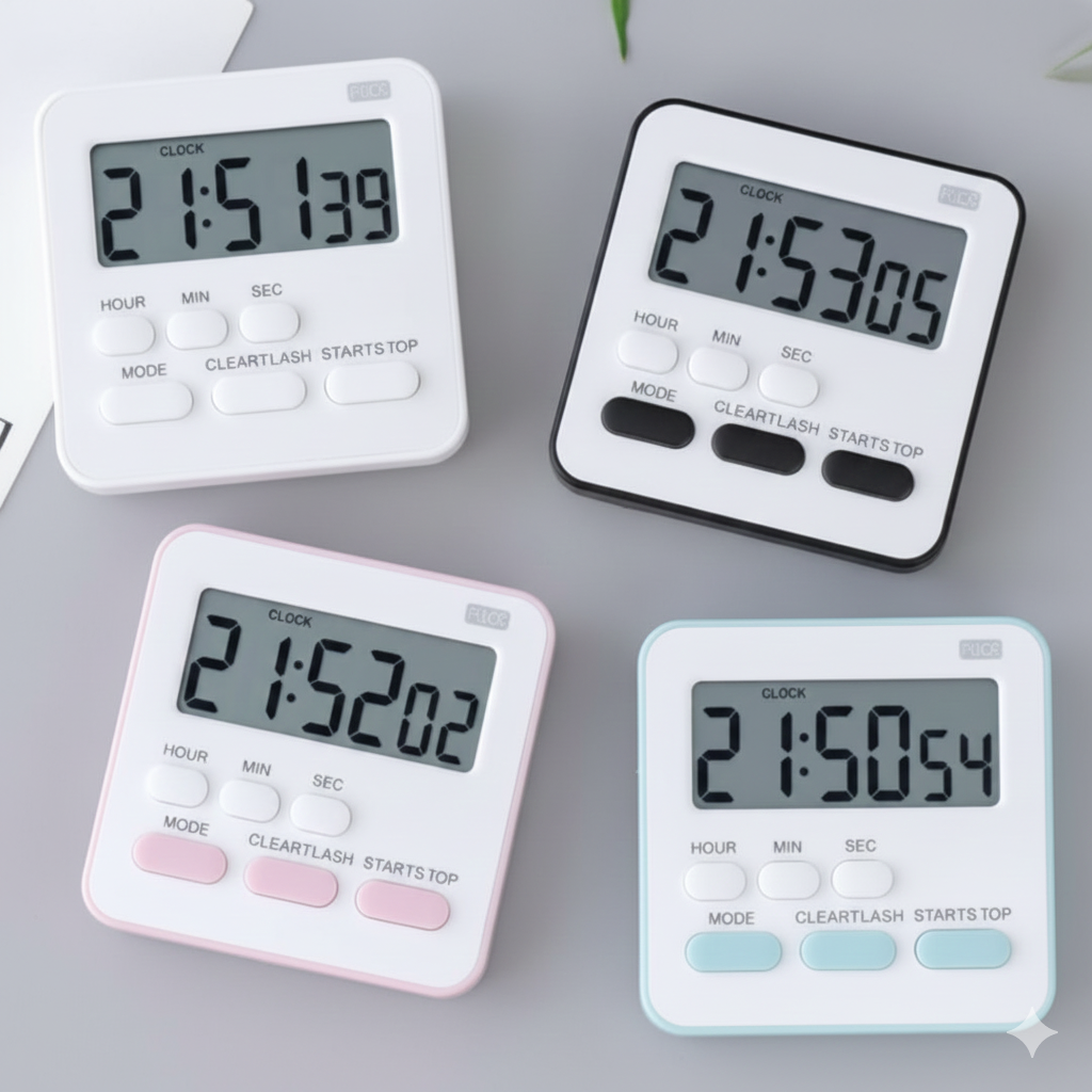 Digital Kitchen Timer & Stopwatch
