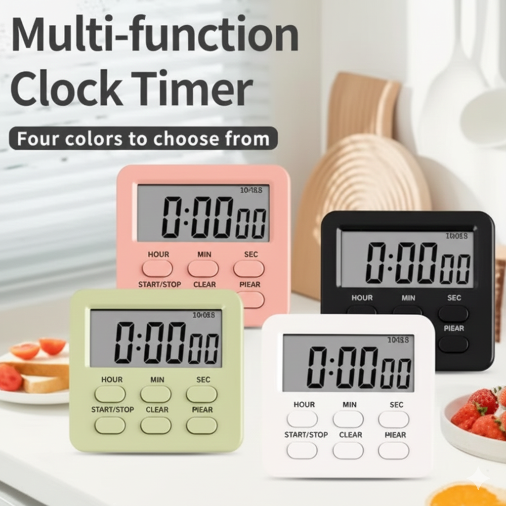 Digital Kitchen Timer & Stopwatch