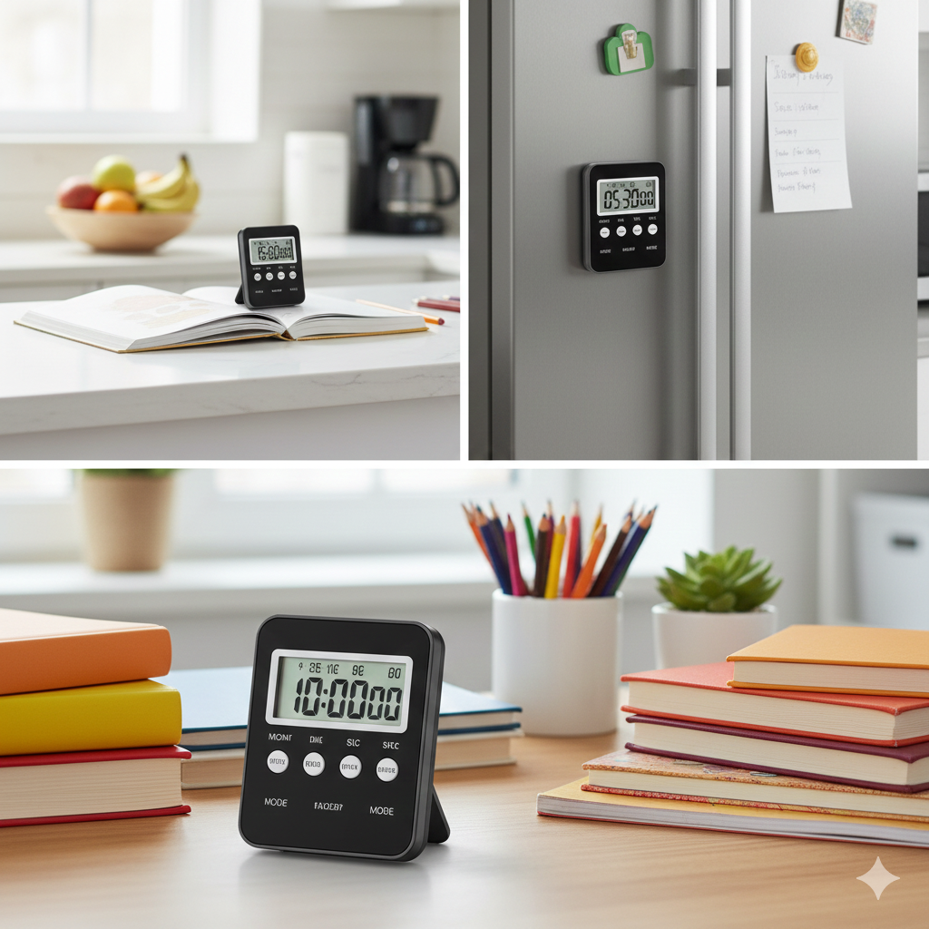 Digital Kitchen Timer & Stopwatch