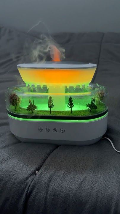 Raindrop Aroma Diffuser with Rain Sound & Ambient Lights
