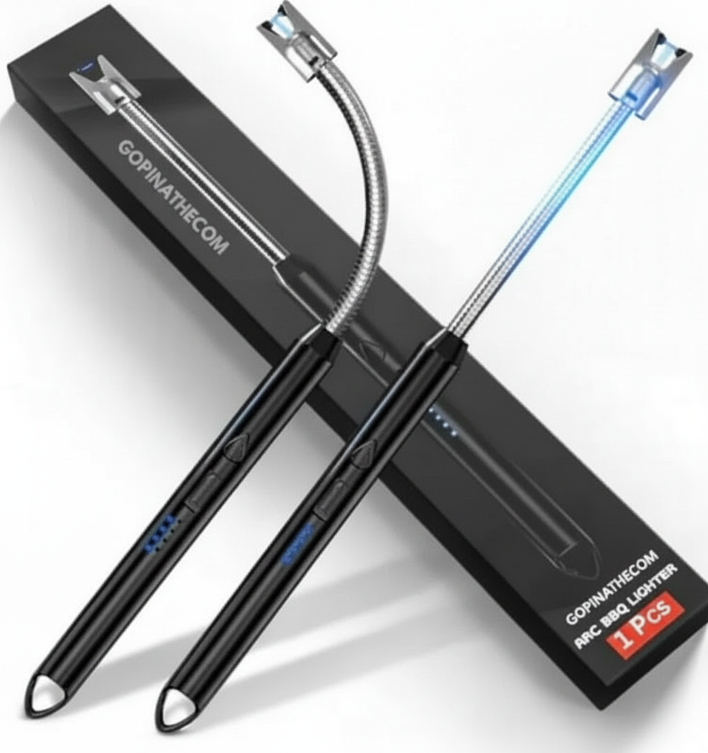 Rechargeable Electric Arc Lighter with 360° Flexible Neck